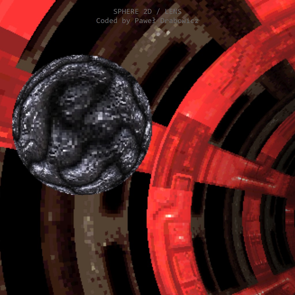 2D SPHERE (LENS) + OFFSET TUNNEL